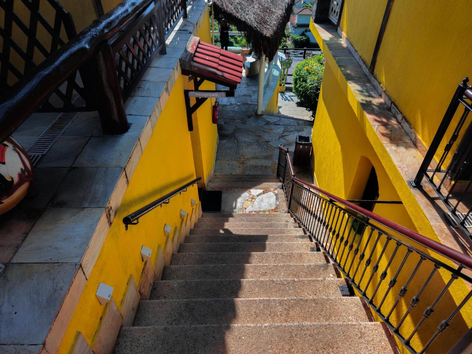 Bella Vista Ocean View Hotel Búzios Kültér fotó Stairs to the temple