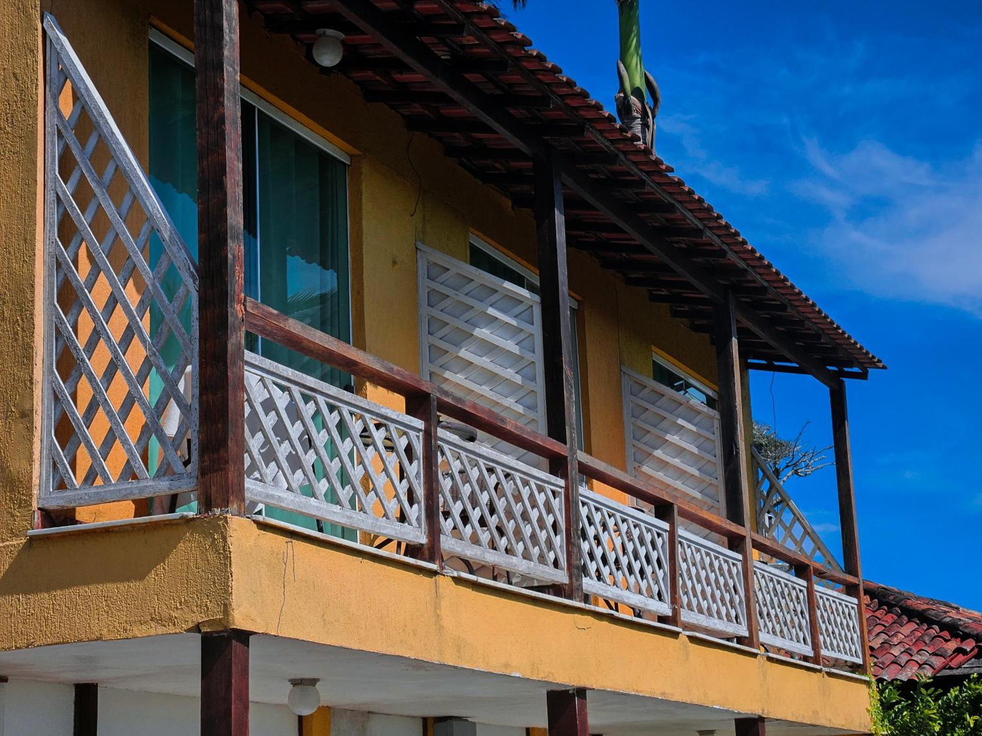 Bella Vista Ocean View Hotel Búzios Kültér fotó A balcony in Cartagena, Colombia