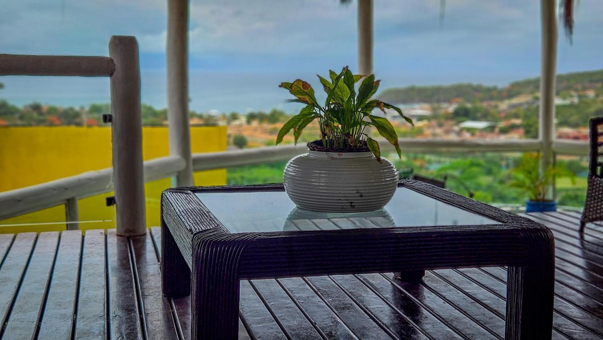 Bella Vista Ocean View Hotel Búzios Kültér fotó A balcony in the Caribbean